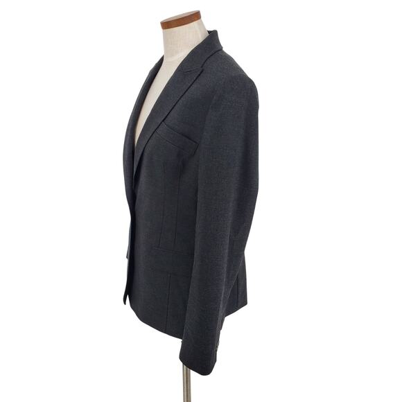 Jones New York Womens 14 Suit Blazer Charcoal Gray Washable New With Tags - Picture 2 of 9